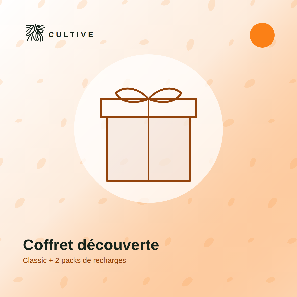 Coffret Découverte  Cultive Classic + 2 Packs Recharges
