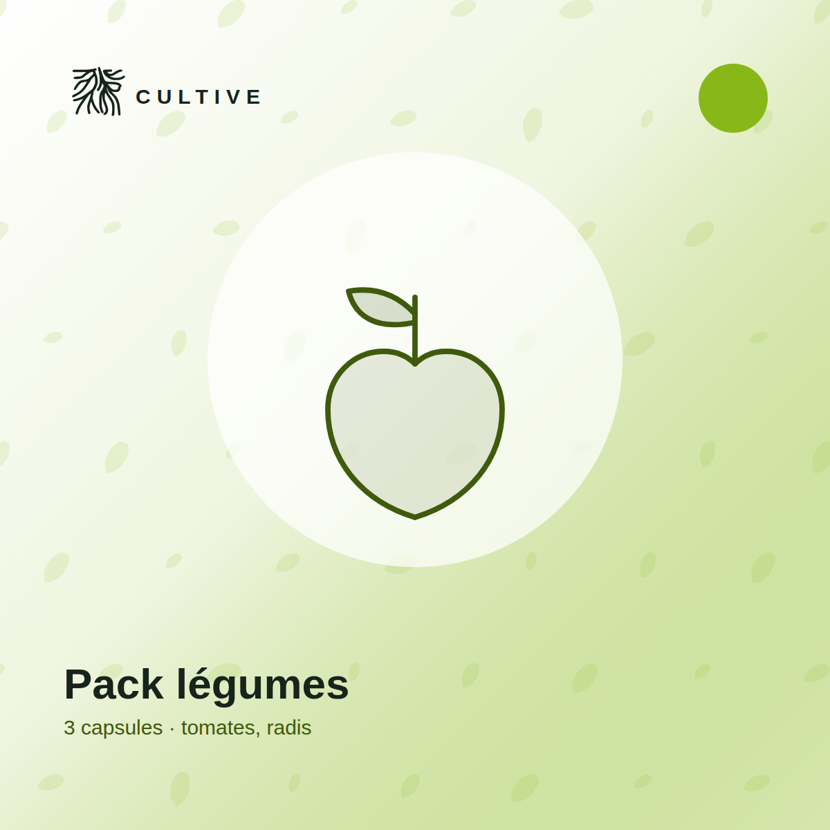 Pack Légumes Petits  3 Capsules
